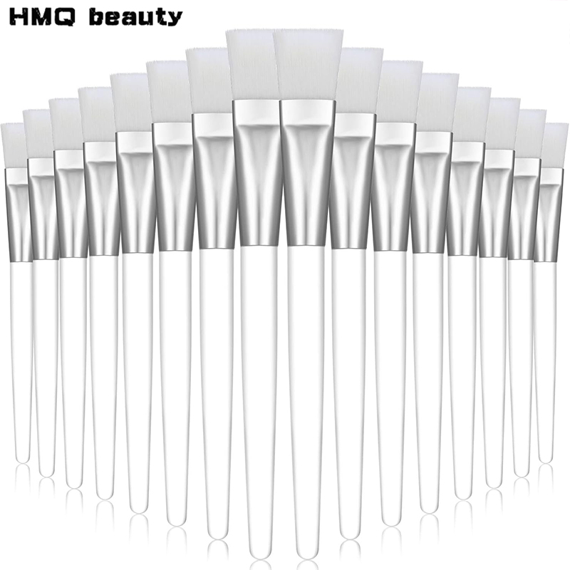Beauty Makeup Face - 12 ชิ้น/เซ็ตแปรงพอกหน้าขนนุ่มโปร่งใสคริสตัล Rod Face Applicator แปรง