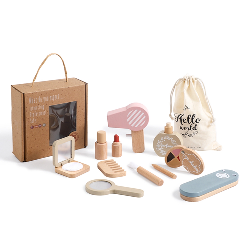 Beauty Makeup Set For Kids - ชุดของเล่นแต่งหน้าสำหรับเด็กผู้หญิง ชุดเสริมสวย ทำผม เครื่องสำอาง ของเล่นแต่งตัวจำลอง ของขวัญสำหรับเด็ก