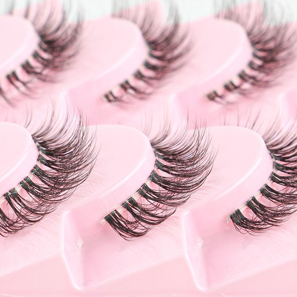 Beauty Makeup Look - ขนตาปลอมต่อแบบนุ่ม ขนตาปลอมแบบใช้ซ้ำได้ นุ่มและน้ำหนักเบา ดูโค้งงอนเป็นธรรมชาติ อุปกรณ์แต่งตาเพื่อความงาม