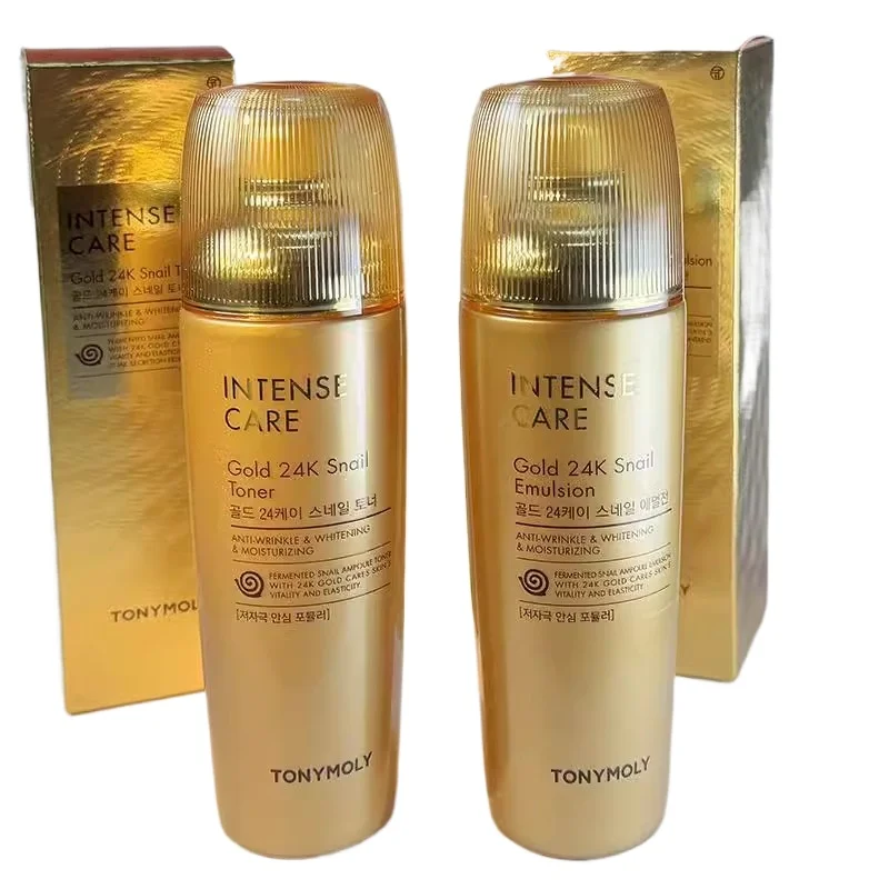 Anti-Aging Face Cream - โทนเนอร์อิมัลชันเกาหลี TONYMOLY 24K Gold Snail 140