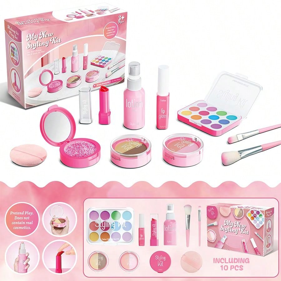 เด็กแกล้งแต่งหน้าเล่นชุดสําหรั - Beauty Makeup Set For Kids บทวิจารณ์และราคา
