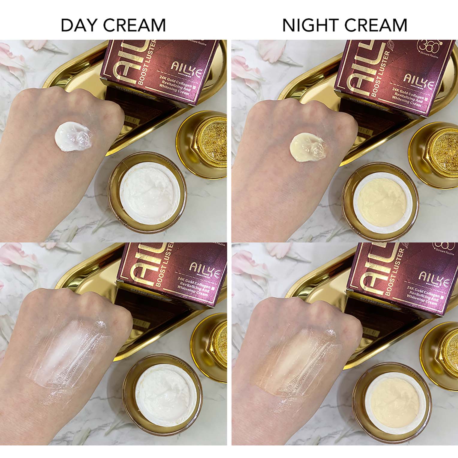 ครีมบำรุงผิวหน้า AILKE ช่วยลดเ - Beauty Glazed Makeup บทวิจารณ์และราคา