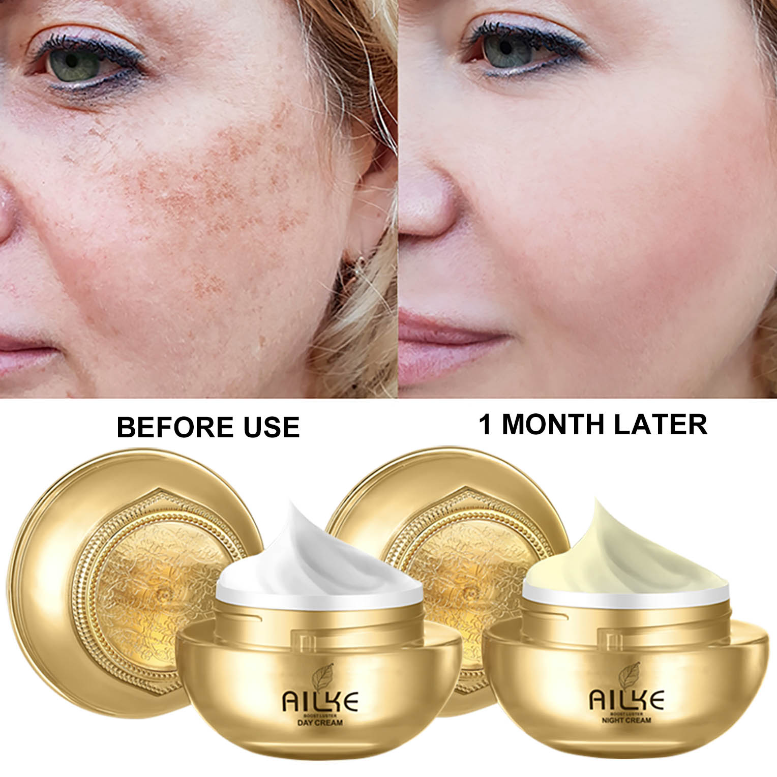 ครีมบำรุงผิวหน้า AILKE ช่วยลดเ - Beauty Glazed Makeup บทวิจารณ์และราคา
