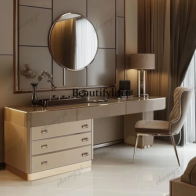 E182 ชุดโต๊ะเครื่องแป้งไม้สไตล - Beauty Makeup Vanity Set บทวิจารณ์และราคา