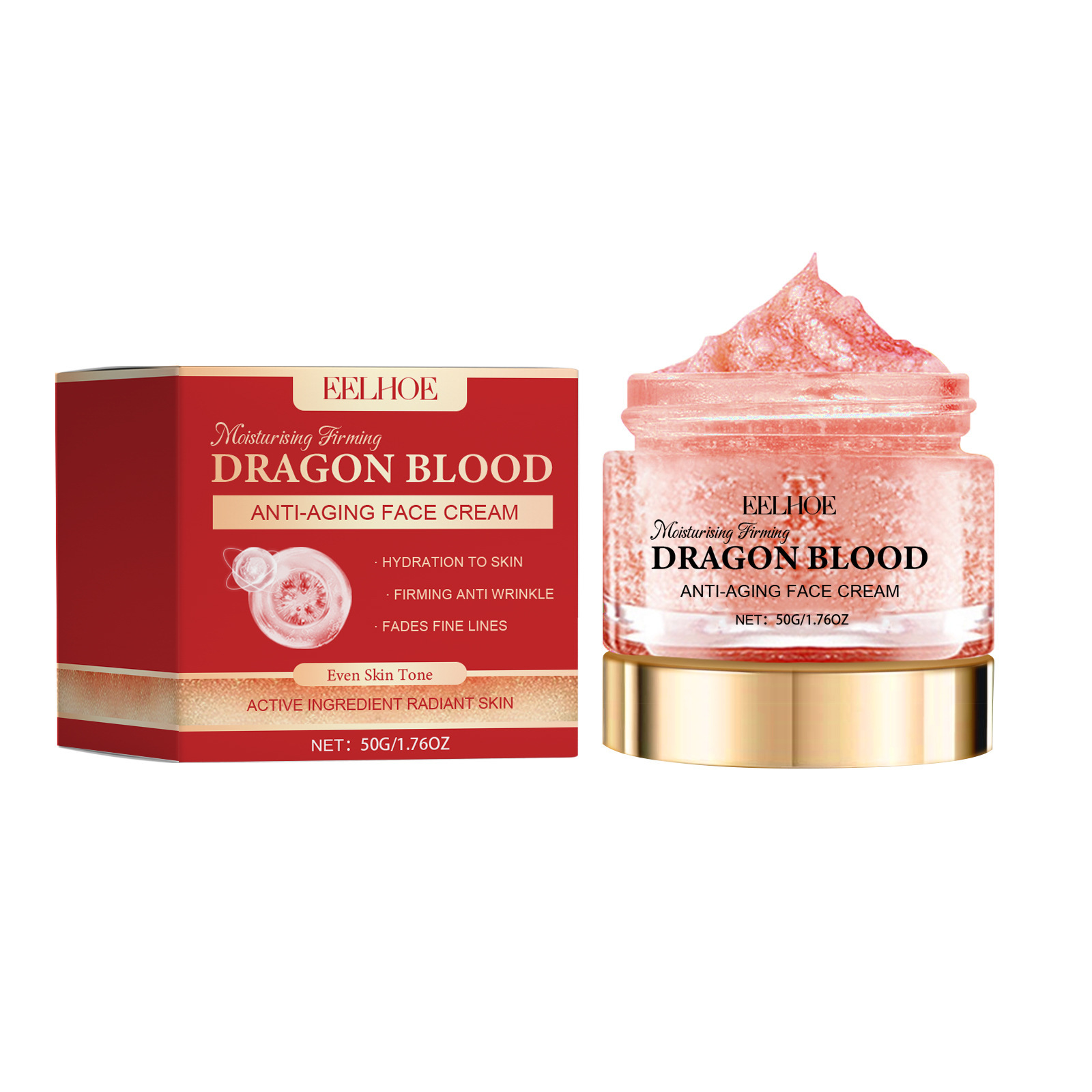 EELHOE Dragon Blood Face ครีมร - Beauty Glazed Makeup บทวิจารณ์และราคา