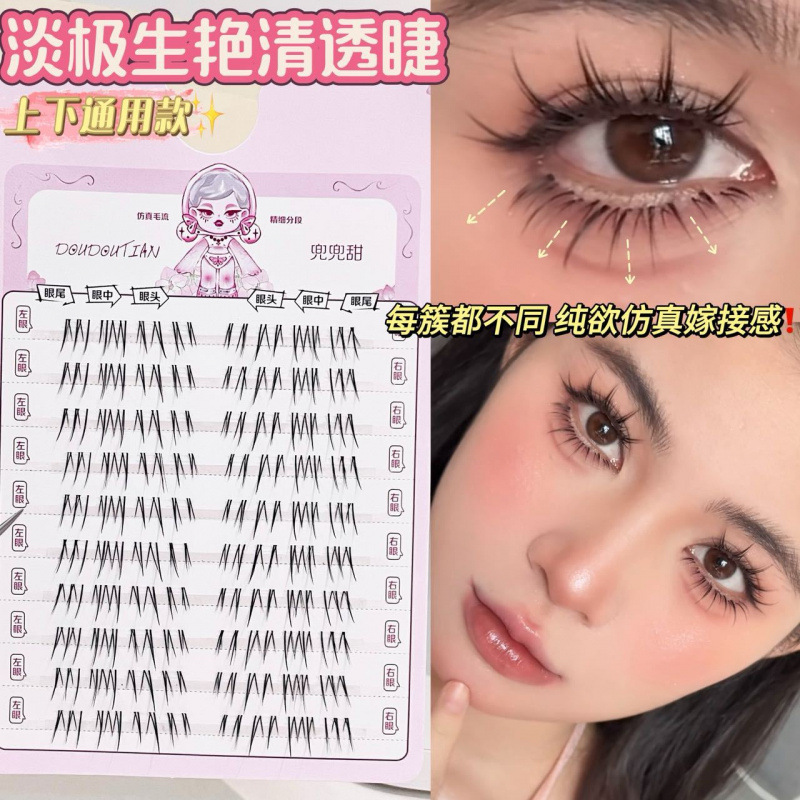 ชุดต่อขนตาปลอมสไตล์เกาหลี 10 แ - Beauty Makeup Look บทวิจารณ์และราคา