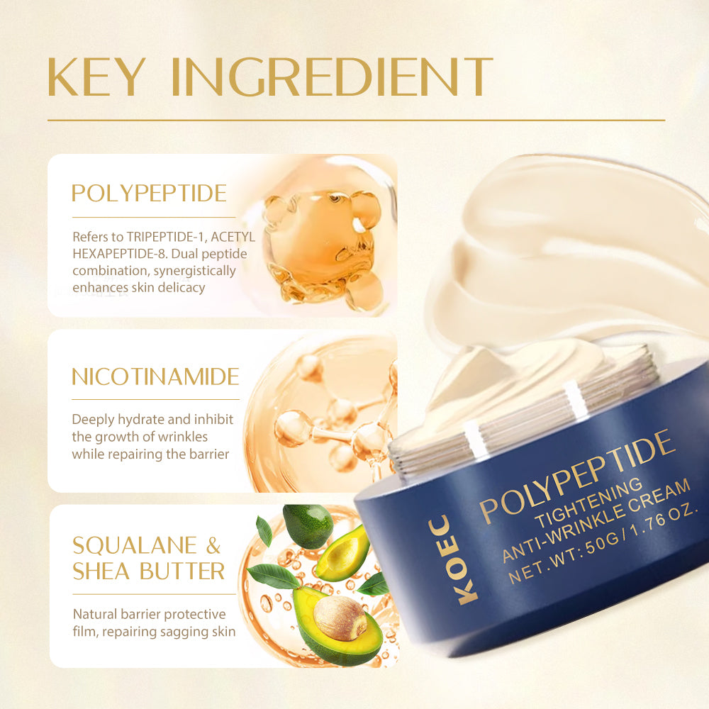 50g KOEC Polypeptide กระชับครี - Beauty Glazed Makeup บทวิจารณ์และราคา